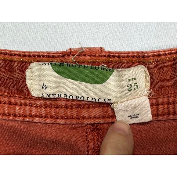 Anthropologie Women's The Wanderer Pink Cargo Shorts - Size 25 (30x6) - Picture 3 of 5